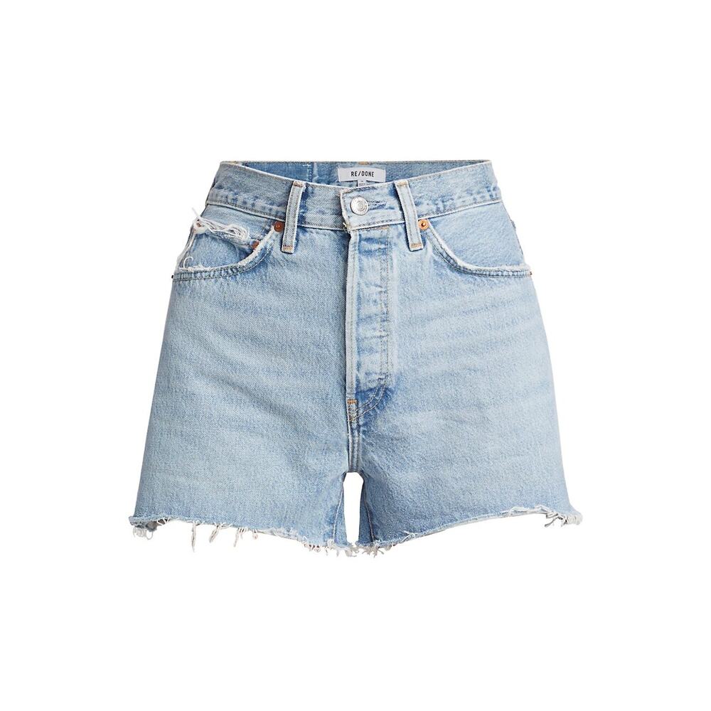 Re/Done '50s' Blue Cutoff Denim Shorts Size 29